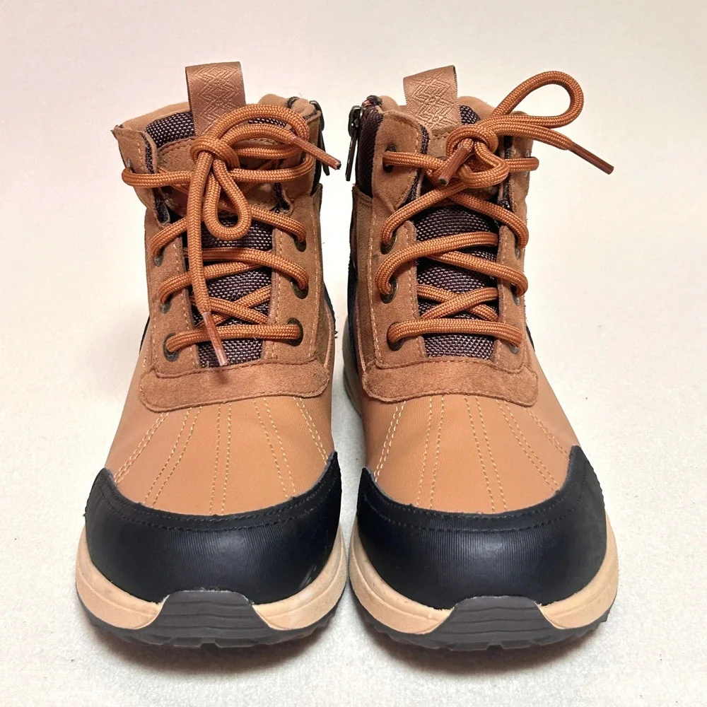 UGG Emmett Duck Boots Big Kids 6 Chestnut Waterproof Thinsulate 1152411K